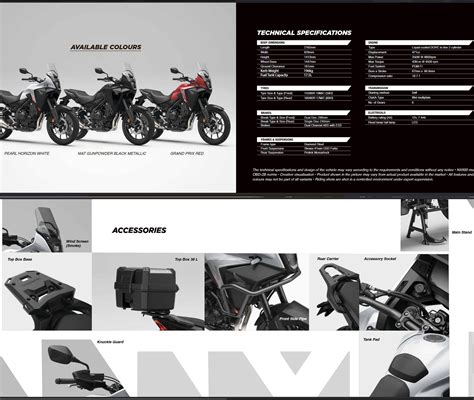 Honda NX 500 Spec / accessories . I bet just that crash guard will cost ...