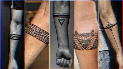 Celtic Forearm Band Tattoos For Men