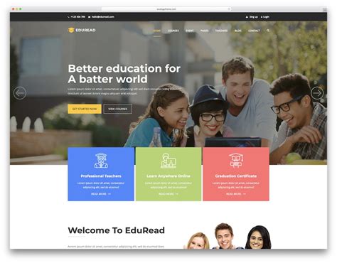 23 Best Students Friendly School Website Templates 2020 Colorlib