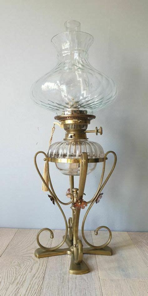 Antique Oil Lamps Vintage Lamps Vintage Lighting Bright Floor Lamp