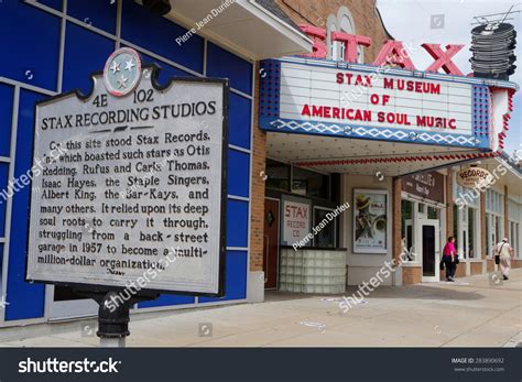 Memphis, Tennessee, May 12, 2015 : The Stax Museum Is A Replica Of Stax Recording Studio. It ...