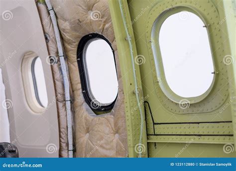 Internal Design of the Fuselage of a Passenger Aircraft. Stock Photo ...