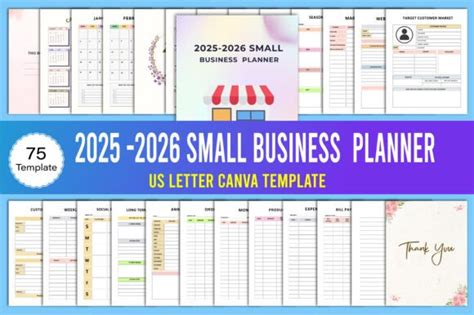 1 Workbook Template 2025 2026 Small Business Planner Designs Graphics