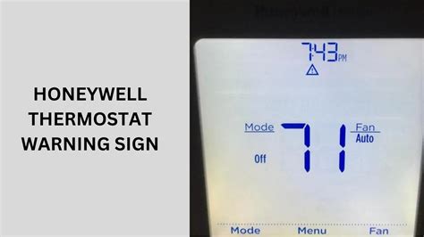 Honeywell Thermostat Warning Sign Causes And Fix Of 2024