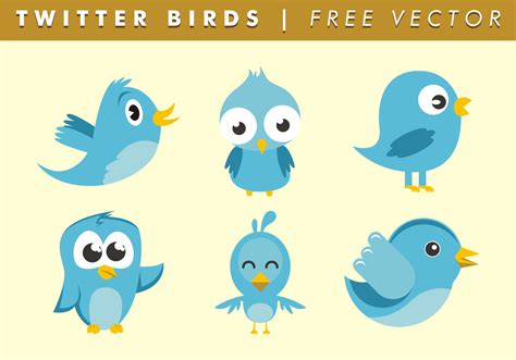 Twitter Birds Free Vector 94683 Vector Art at Vecteezy