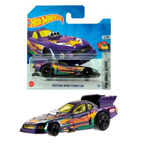 Машинка Hot Wheels HKH30 HW Drag Strip 2023 Mustang NHRA Funny Car 5 10 купить с доставкой по