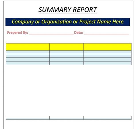 17 Daily Summary Report Templates Quality Statement Writing Word