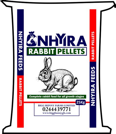 Rabbit Pellets 25kg Bigg Bunny Farms