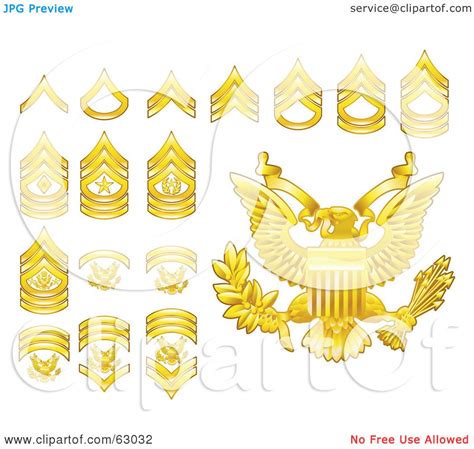 Royalty Free RF Clipart Illustration Of A Digital Collage Of Gold