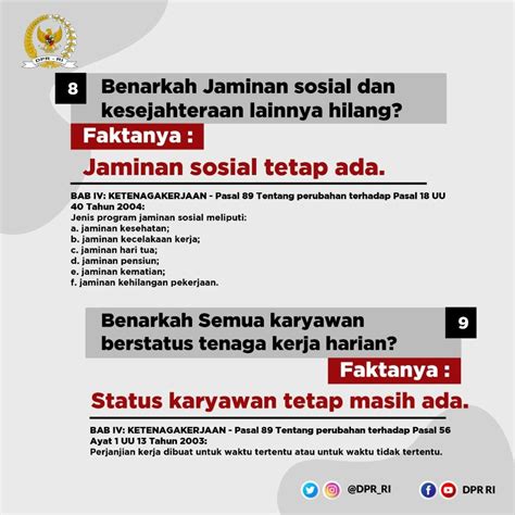 Poin Poin Uu Cipta Kerja Yang Disahkan Portal Nawacita