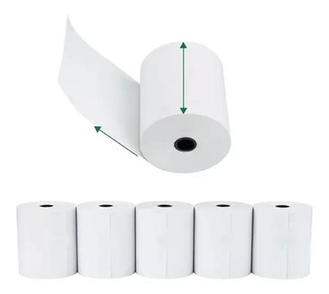 Rollo Papel Termico Mm Impresora Pos X Unidades Color Rollo Mm