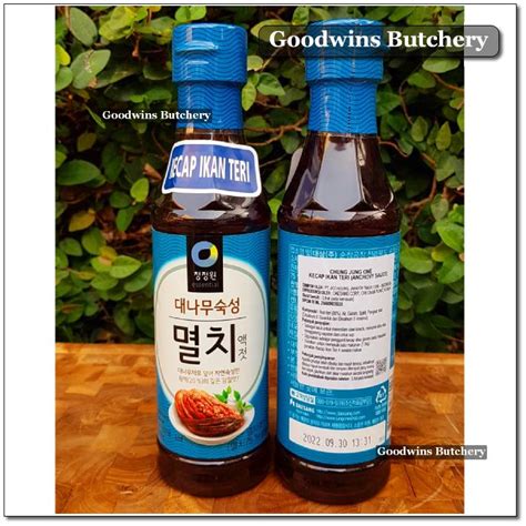 Jual G Anchovy Sauce Korea Daesang Chung Jung One Saus Kecap Ikan