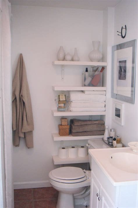 Small And Creative Bathroom Shelf Ideas And Designs For