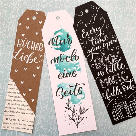 Wie Man Lesezeichen Selbst Gestaltet Creative Bookmarks Handmade