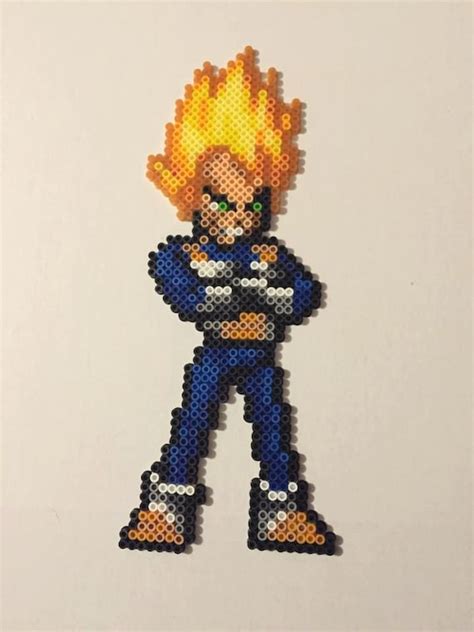 Vegeta Perler Bead Design By Ratedeforeveryone On Etsy