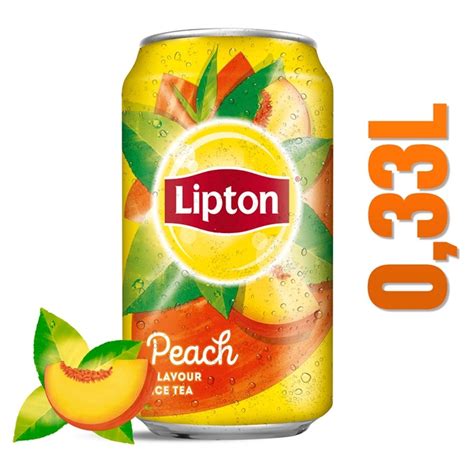 Lipton Ice Tea Peach Napój niegazowany 330 ml Zakupy online z dostawą