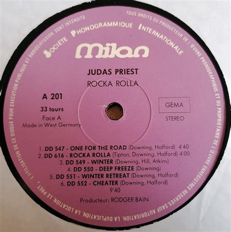 LP JUDAS PRIEST ROCKA ROLLA 1974 Aukro