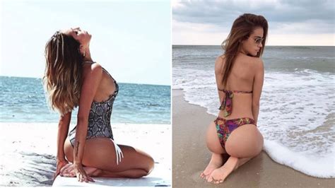 La hija de Alejandra Guzmán parece la competencia a Yanet García con las mismas poses en bikini