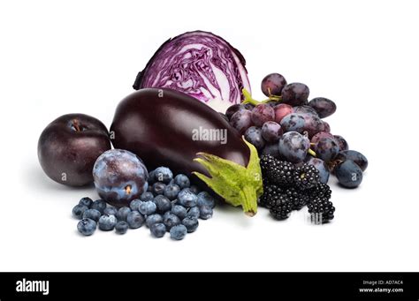 Purple and Blue Fruits and Vegetables Stock Photo: 883396 - Alamy