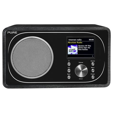 Pure Evoke F3 Black Portable DAB DAB And FM Radio With Bluetooth