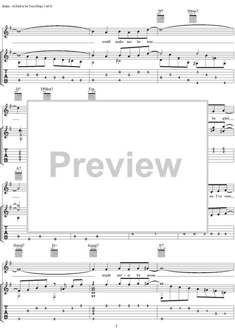 It Had To Be You Sheet Music For Guitar Tab Vocal Sheet Music Now