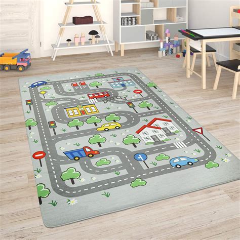 Paco Home Kinderteppich Teppich Kinderzimmer Spielmatte Stra Enteppich