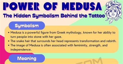 Medusa Tattoo Meaning: What's the Meaning of this Tattoos • 7ESL