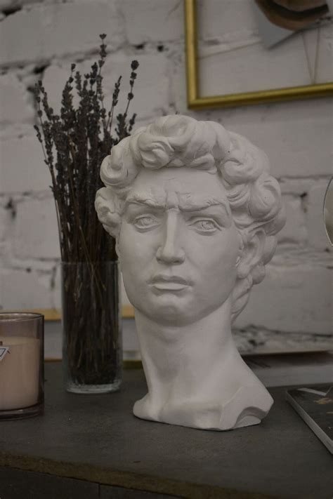 Кашпо голова Давида – купить на Ярмарке Мастеров – RSTNQRU | Скульптуры ...