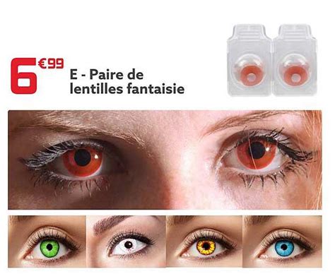 Promo Paire De Lentilles Fantaisie Chez GiFi ICatalogue Fr