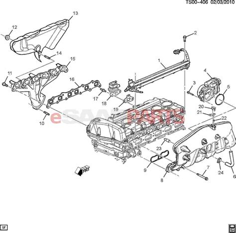 12619110 SAAB Valve Secd Air Injn Chk Saab Parts From ESaabParts