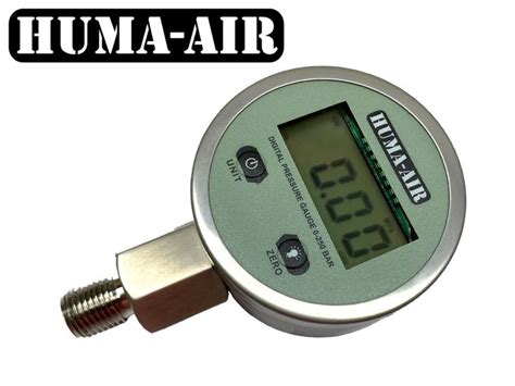 Digital Pressure Gauge G1 4 BSP Huma Air