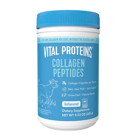 Buy Vital Proteinscollagen Peptides Powder Promotes Hair Nail Skin And Joint Zero Sugar