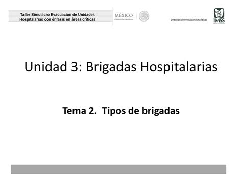 Trata Sobre La Explicaci N De Los Tipos De Brigada Apuntes De