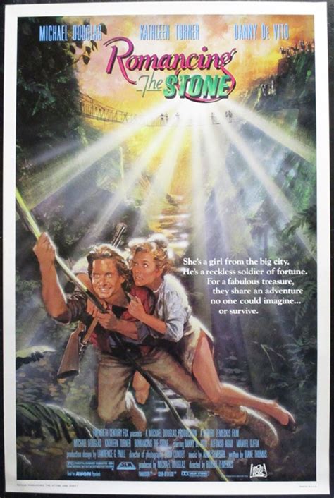 Romancing The Stone Poster, US 1-Sheet, 1984, Solie John