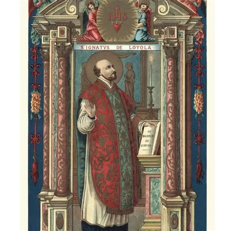 saint ignatius loyola  note cards box