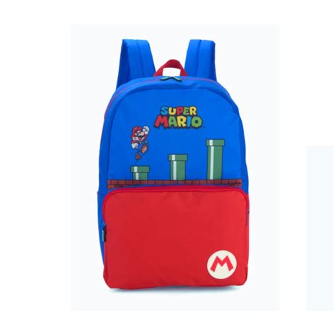 Mochila Escolar De Costas Super Mario Bros Luxcel Shopee Brasil