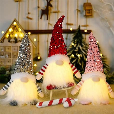 Elf Christmas Decorations Indoor Xmas Table Decor - WF Shopping