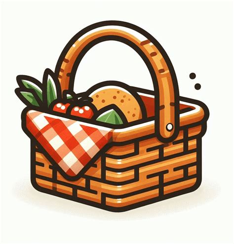 Picnic Basket Clipart Free Pictures - ClipartLib