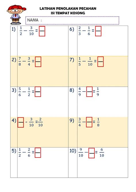 Contoh Soalan Matematik Pecahan Tahun Leilaniatedwards The Best Porn