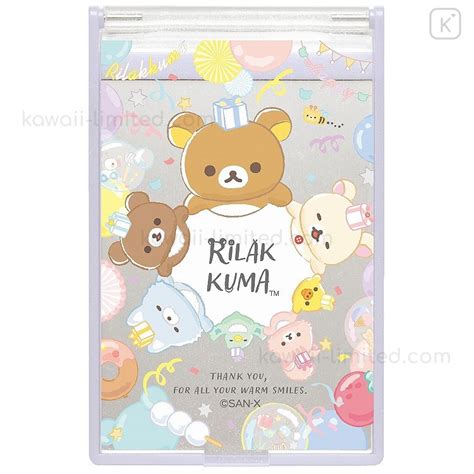 Japan San X Standable Folding Mirror Rilakkuma Smiling Happy For