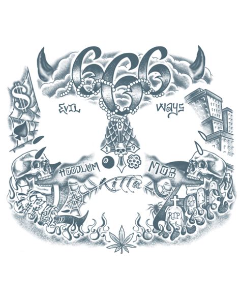 Face Tattoo Gangster Buy face tattoos | Horror-Shop.com