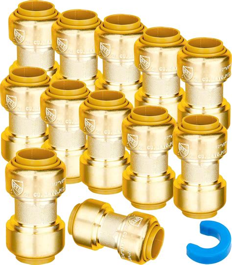 Whk Pack Push To Connect Plumbing Fittings Straight Push