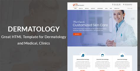 Piel Dermatologist And Skin Care Html Template By Webfulcreations