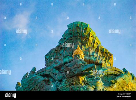 Picture Of Garuda Statue As Bali Landmark With Blue Sky As A Background