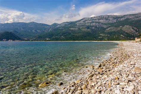 Buljarica Cove Including Islets Katic In Montenegro Linking Tourism