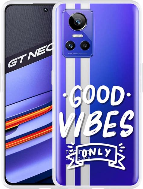 Realme GT Neo 3 Hoesje Good Vibes Wit Designed By Cazy Bol