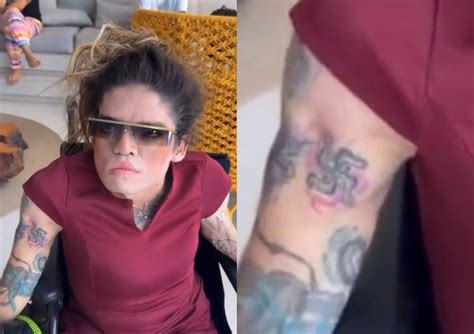 Internautas Questionam Tatuagem Da Influenciadora Leandrinha Du Art