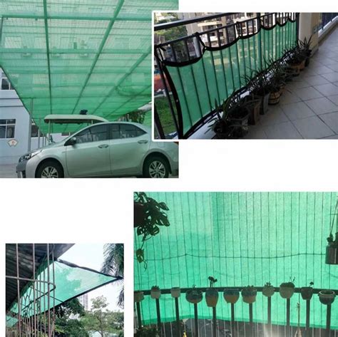 Hdpe Virgin Material Green Shade Nets For Balcony Garden Driveway