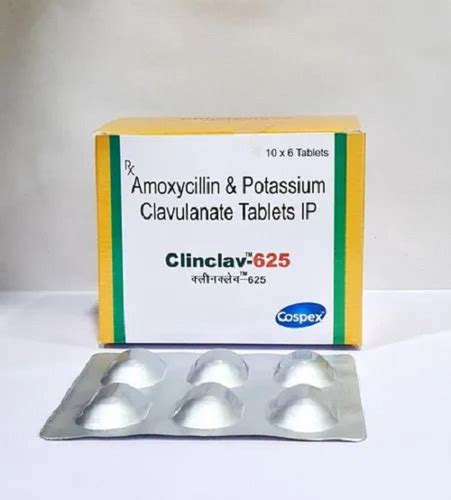 Clinclav Amoxicillin And Potassium Clavulanate Antibiotic