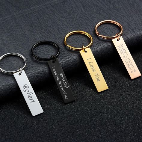 Personalized Quality Stainless Steel Custom Keychain